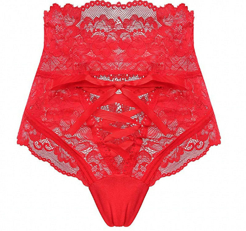 HighWaist Lace Panties Thongs Women