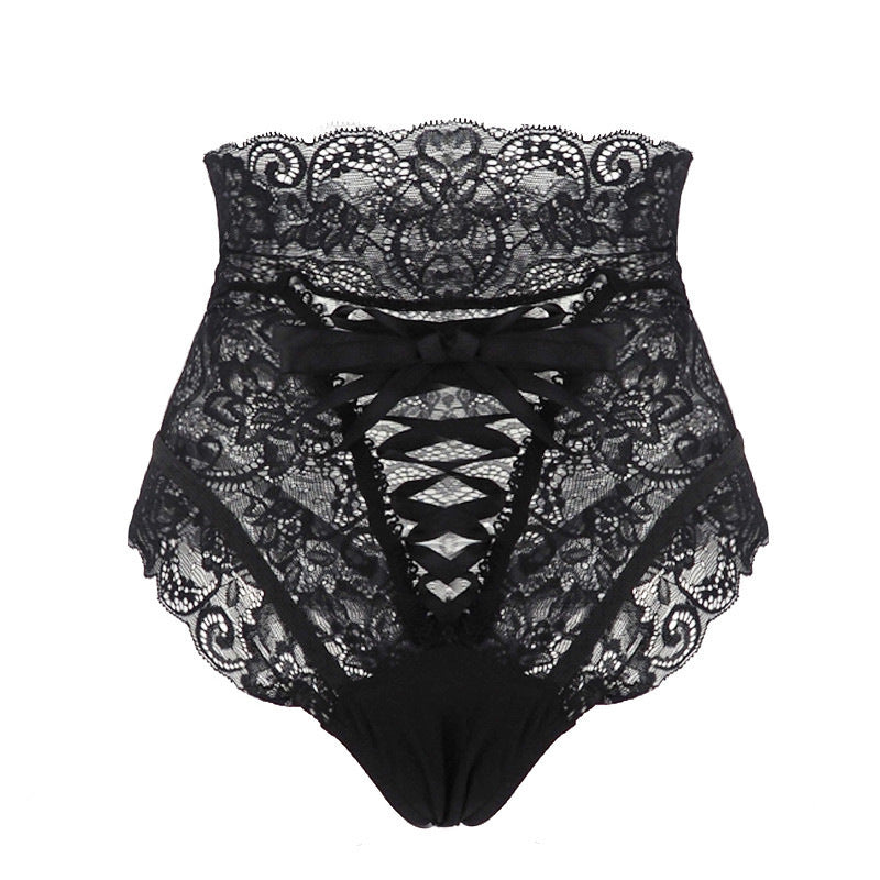 HighWaist Lace Panties Thongs Women