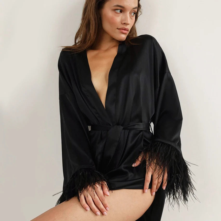 Satin Sexy Mini Dress
