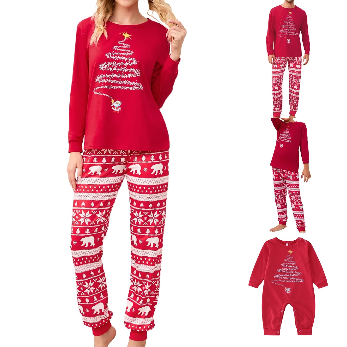 Matchande kläder för familjen jul