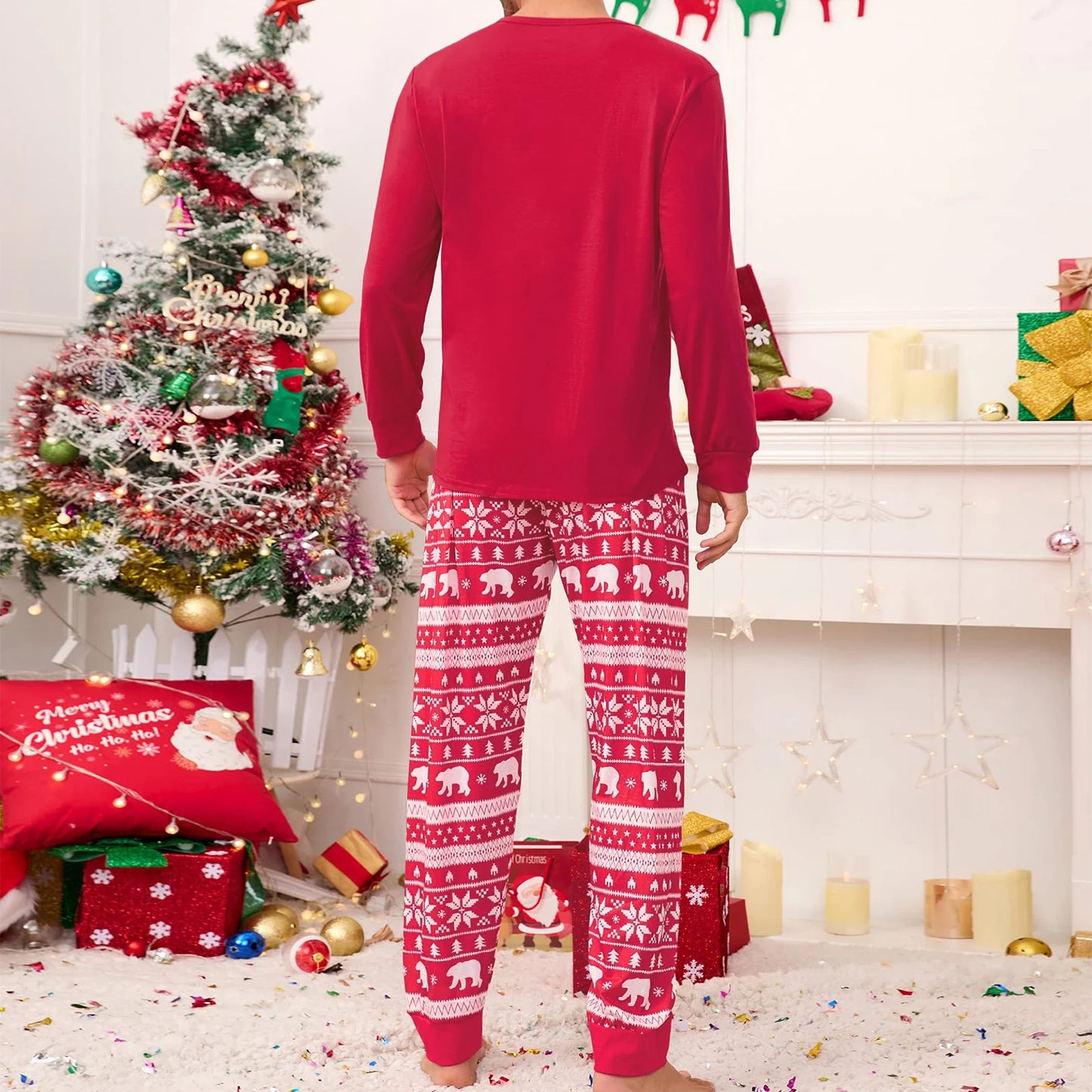 Matchande kläder för familjen jul