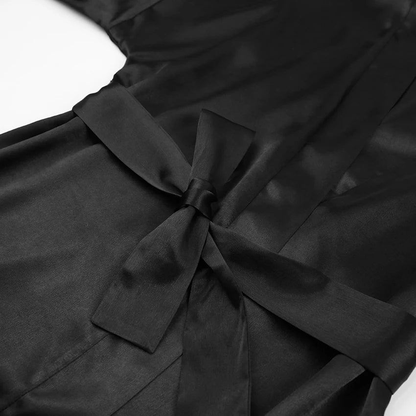 Satin Sexy Mini Dress