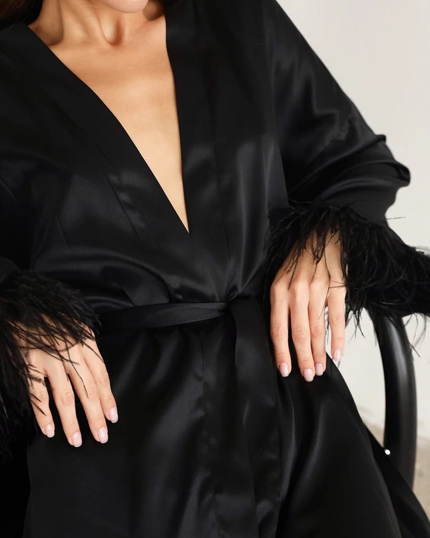 Satin Sexy Mini Dress