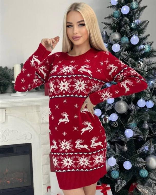 Christmas Dress Sweater