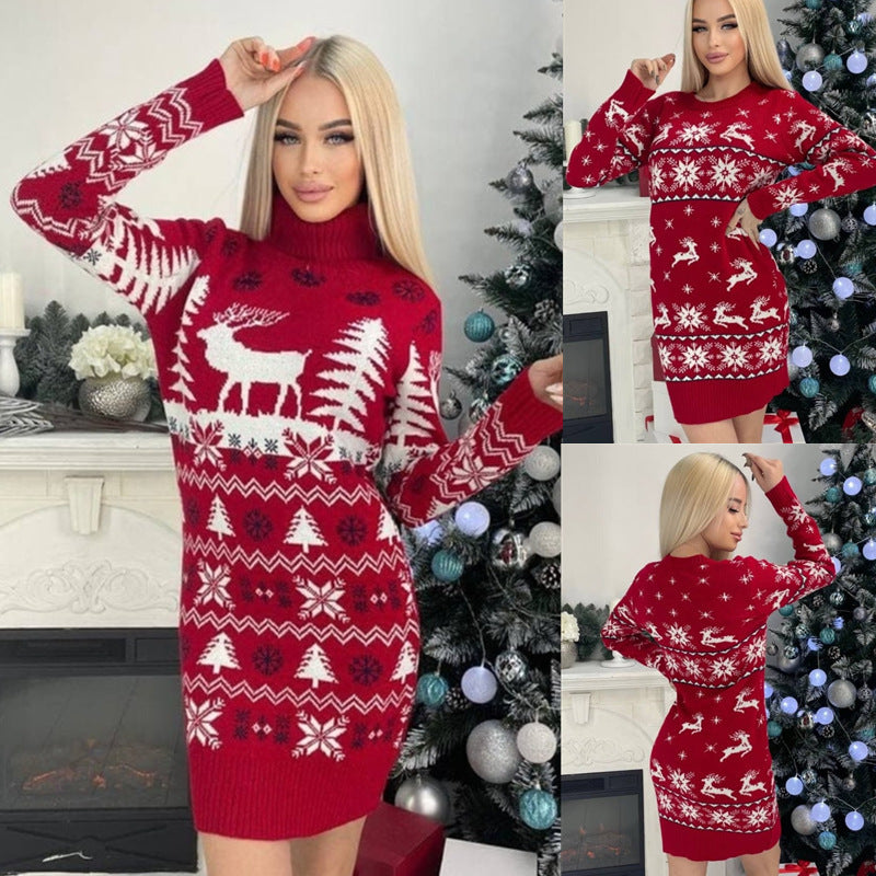 Christmas Dress Sweater