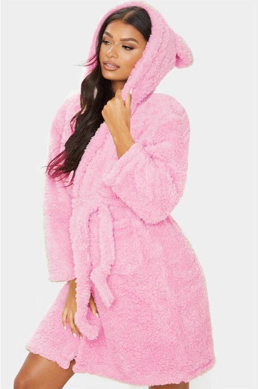 Womens Plush Robe