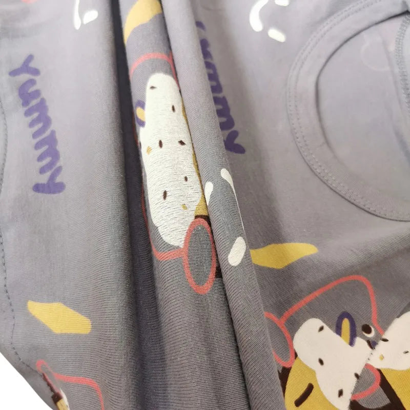 Childrens Cotton Pajamas Set