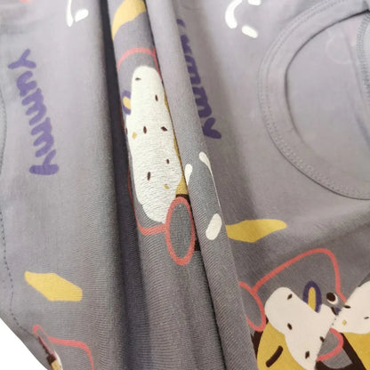 Childrens Cotton Pajamas Set