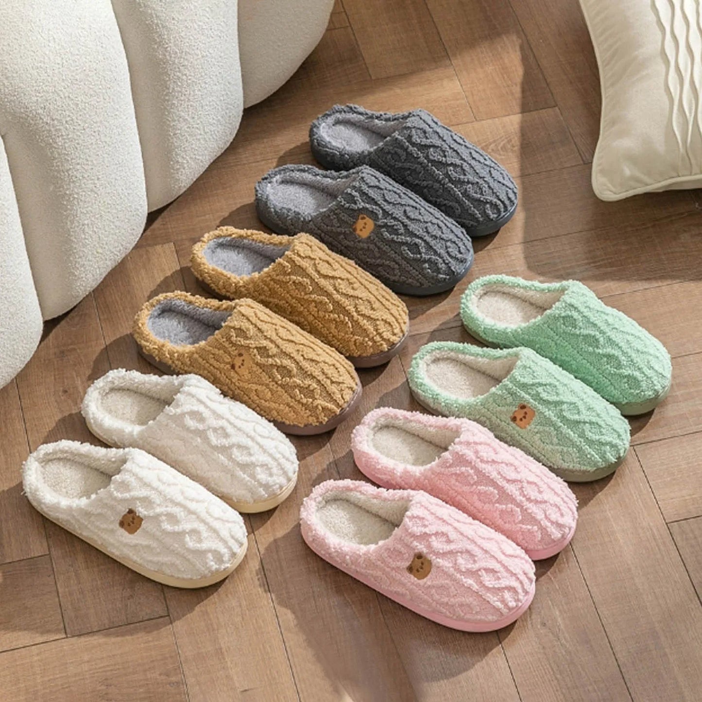 Women's Cute Plush Slippers