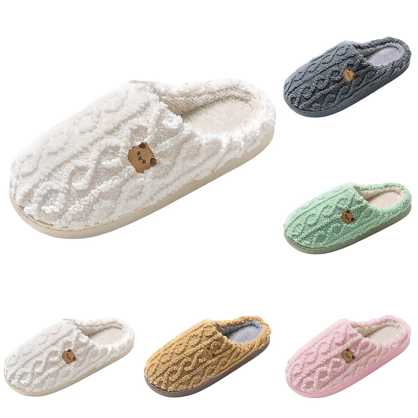Women's Cute Plush Slippers