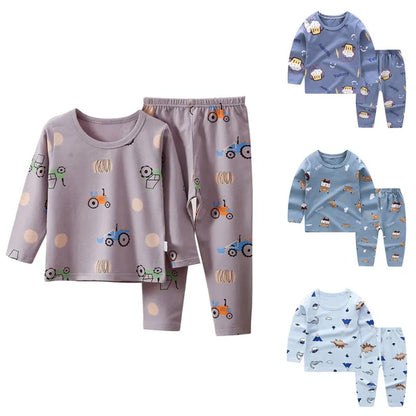 Childrens Cotton Pajamas Set