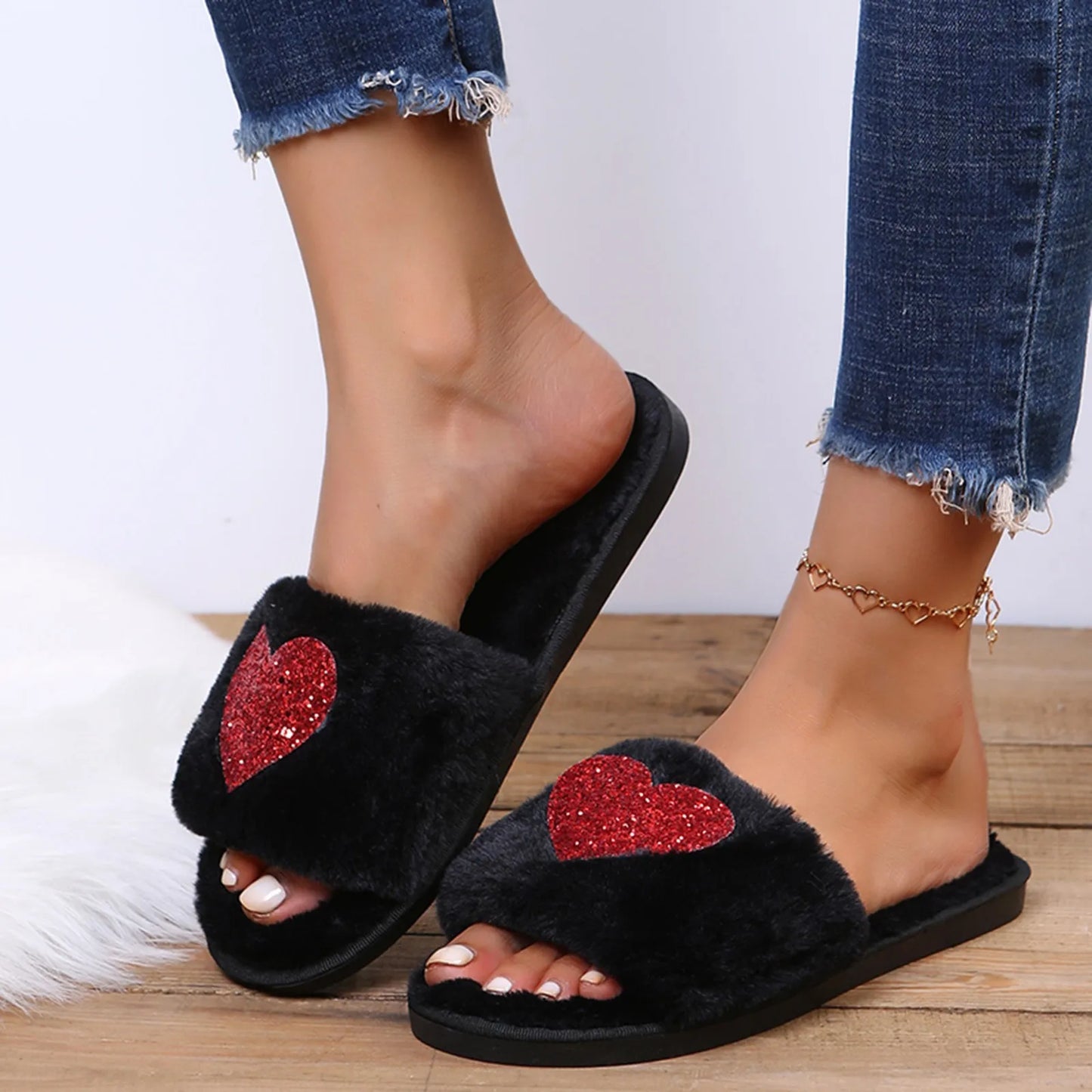 Slippers Women's Heart