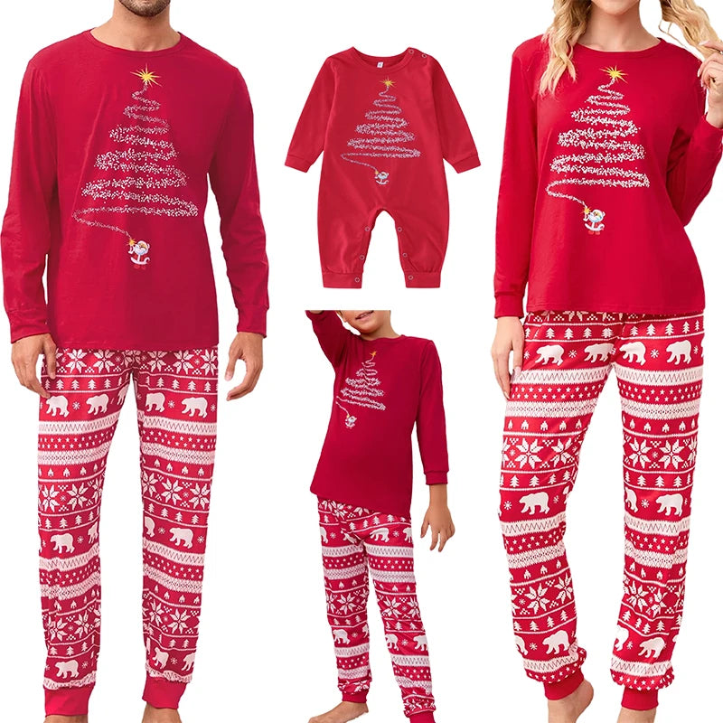 Matchande kläder för familjen jul