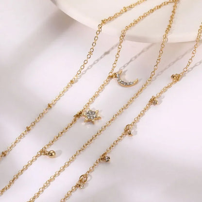 SET Anklet BRACELETS 4 PCS