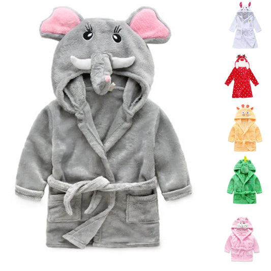 Unisex Bathrobe Animal
