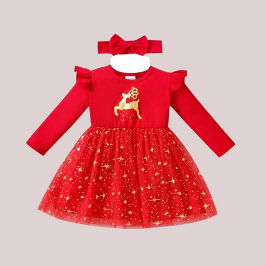 Girl's Christmas Dress