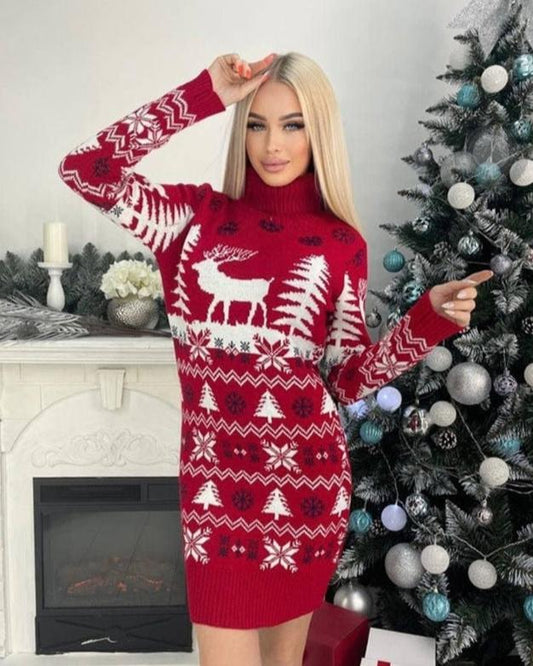 Christmas Dress Sweater